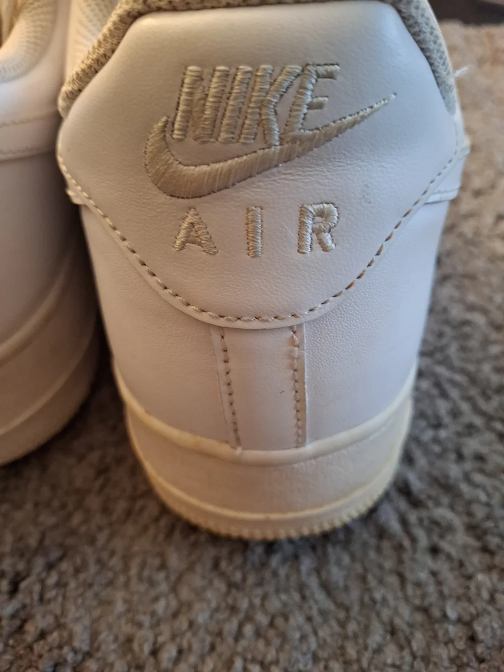 Nike Mens Classic White Air Force 1 Low-Top Sneakers Sz 12